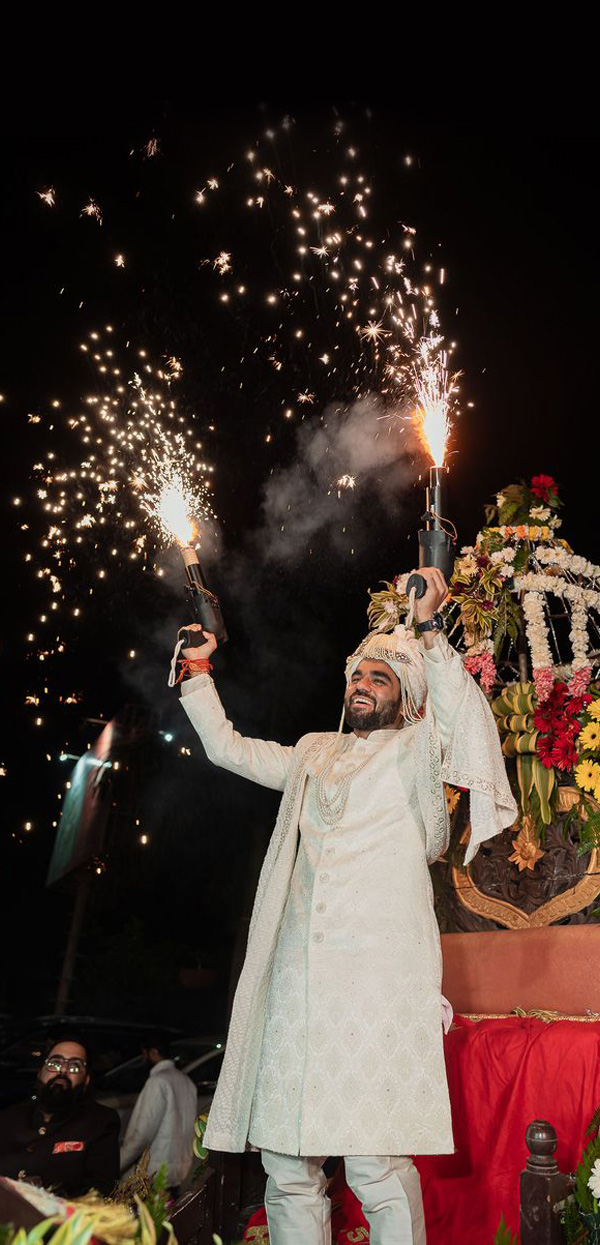 wedding cold fire gun